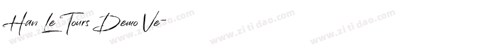 Han Le Tours Demo Ve字体转换